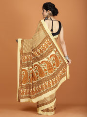 Digital Printed Crepe Woven Saree