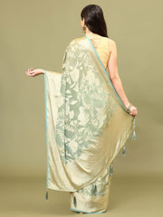 Zari Jaal Woven Handloom Saree