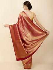 Brocade Zari Jaal Woven Handloom Saree