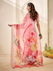 Digital Printed Cotton Saree