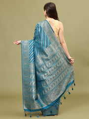 Zari Jaal Woven Handloom Saree