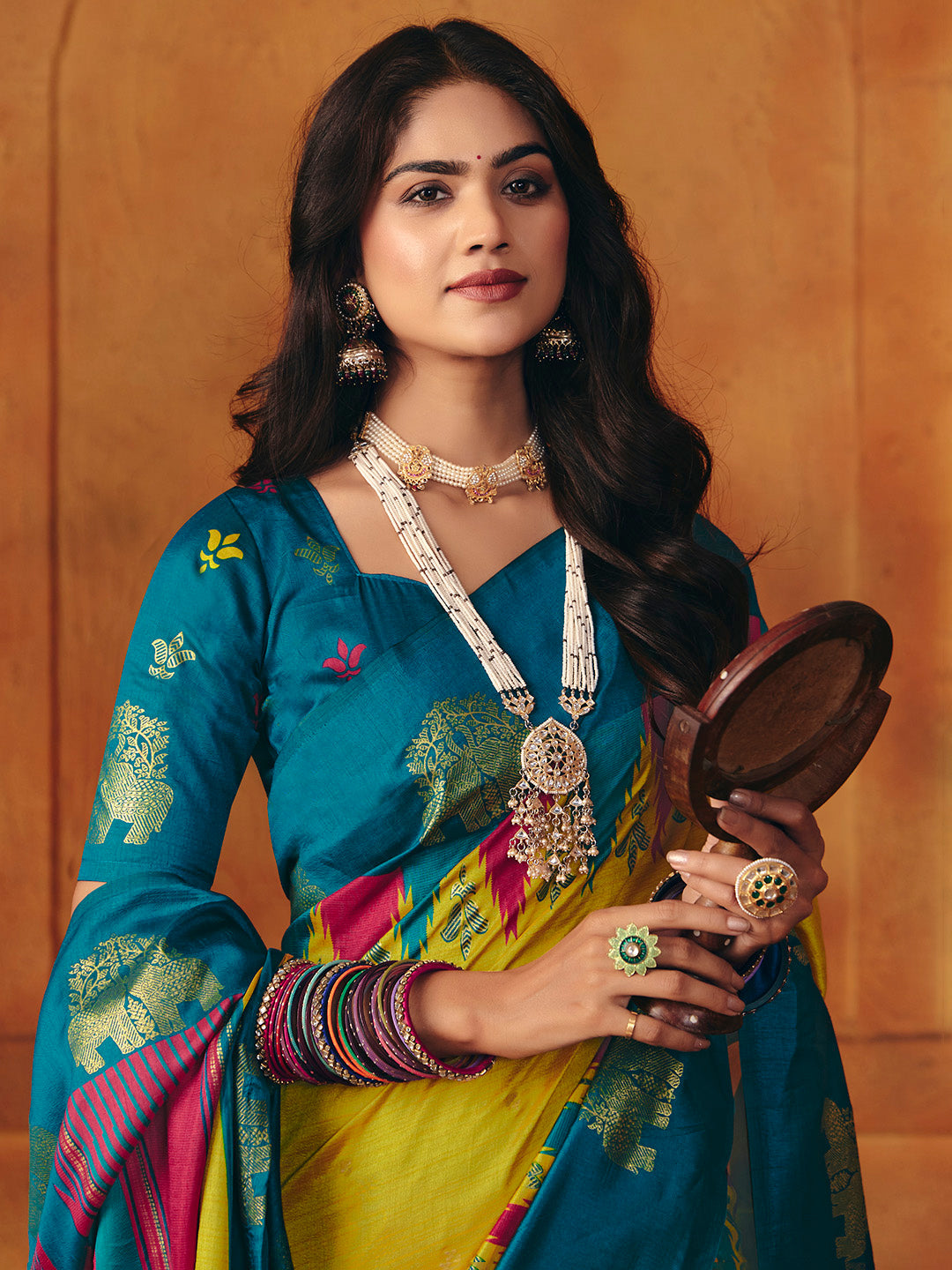 Printed Art Silk Saree