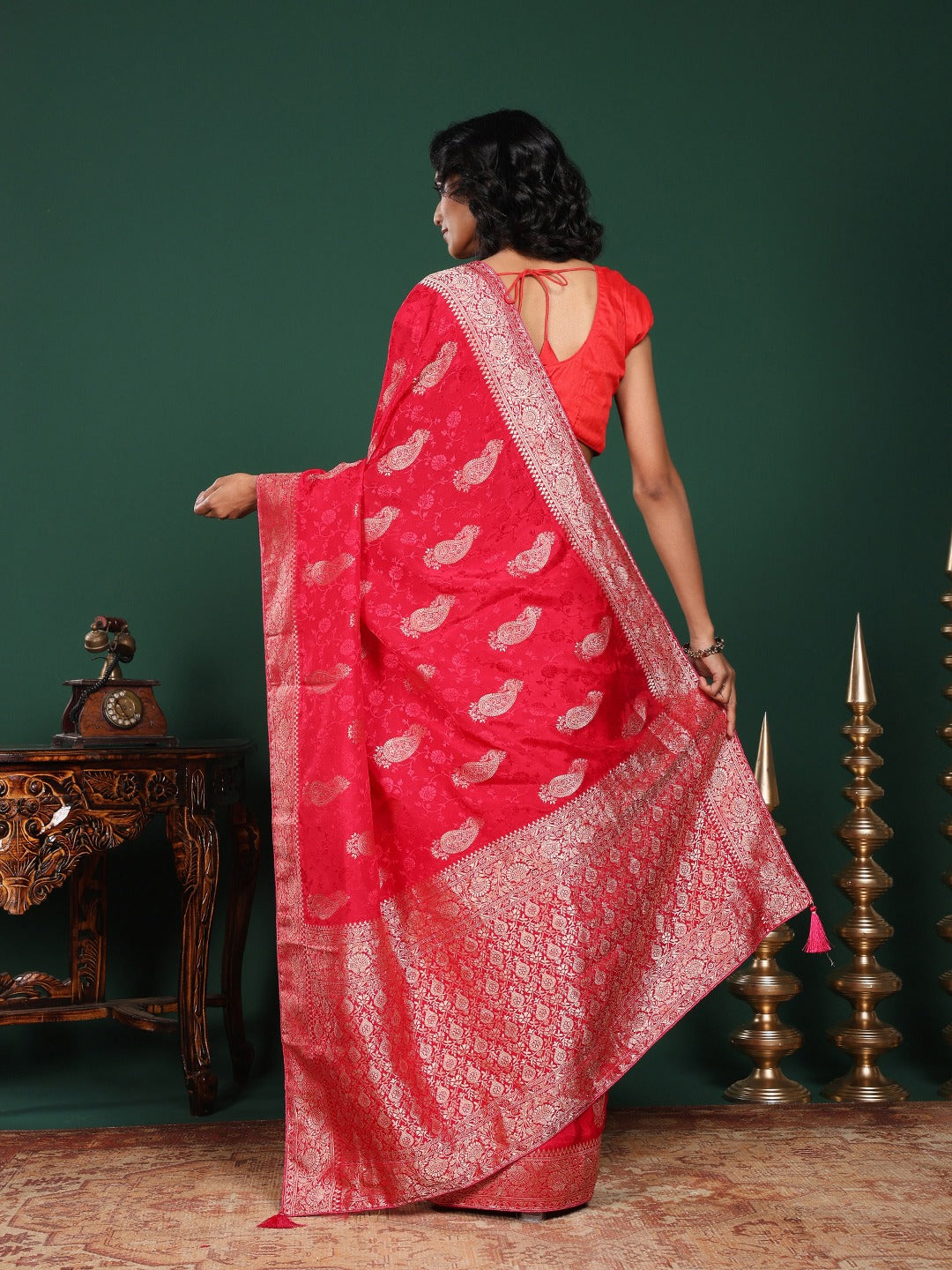 Woven Design Dola Silk Saree