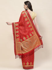 Stone Booti Cotton Woven Saree