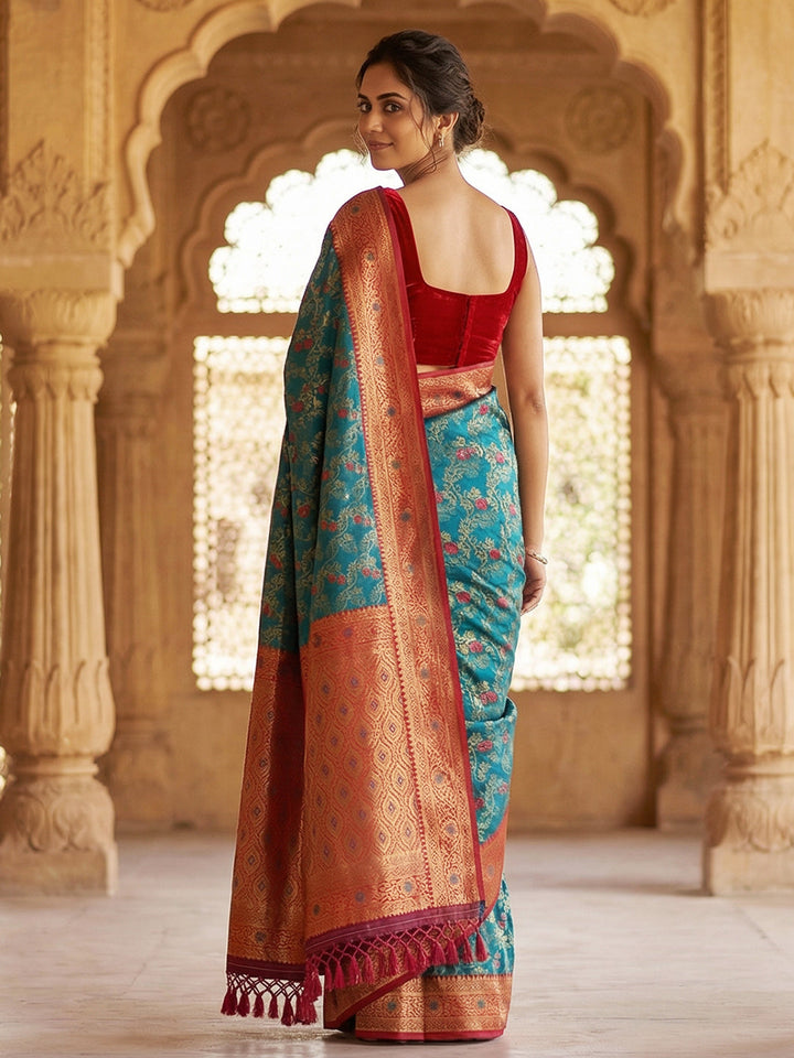 Woven Design Art Silk Saree