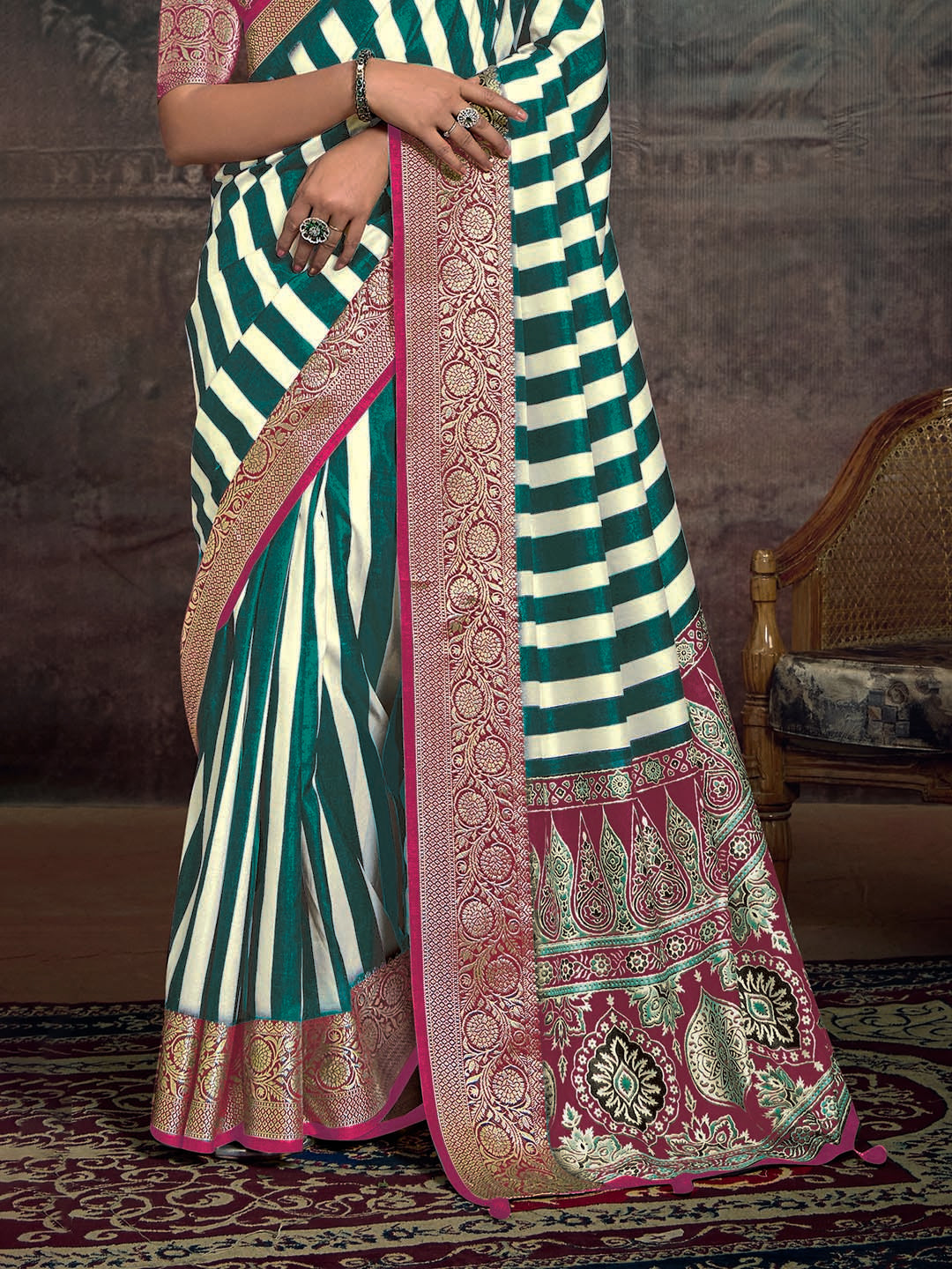 Printed Art Silk Saree
