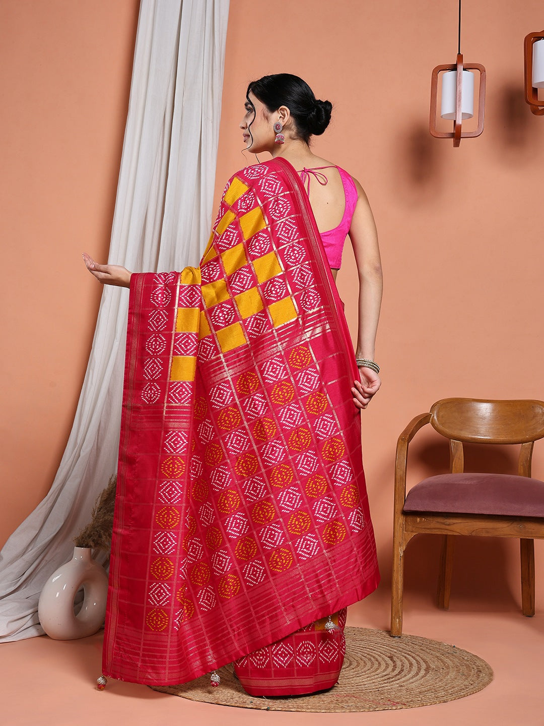 Digital Printed Art Silk Saree