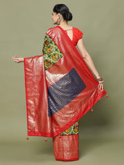 Patola Printed Art Silk Woven Saree