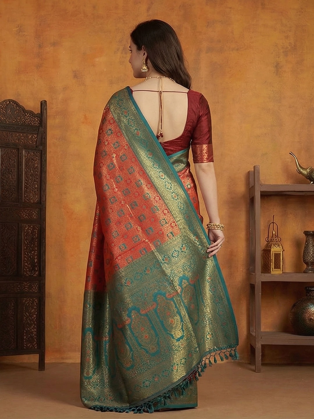 Woven Design Art Silk Saree
