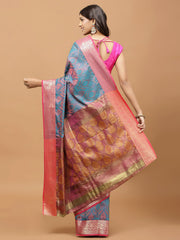 Resham Jaal Woven Handloom Saree