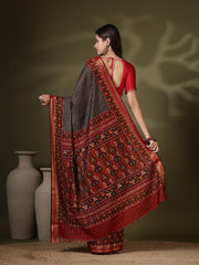 Digital Printed Art Silk Saree