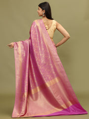 Zari Jaal Woven Handloom Saree