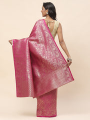 Zari Jaal Woven Art Silk Banarsi Saree