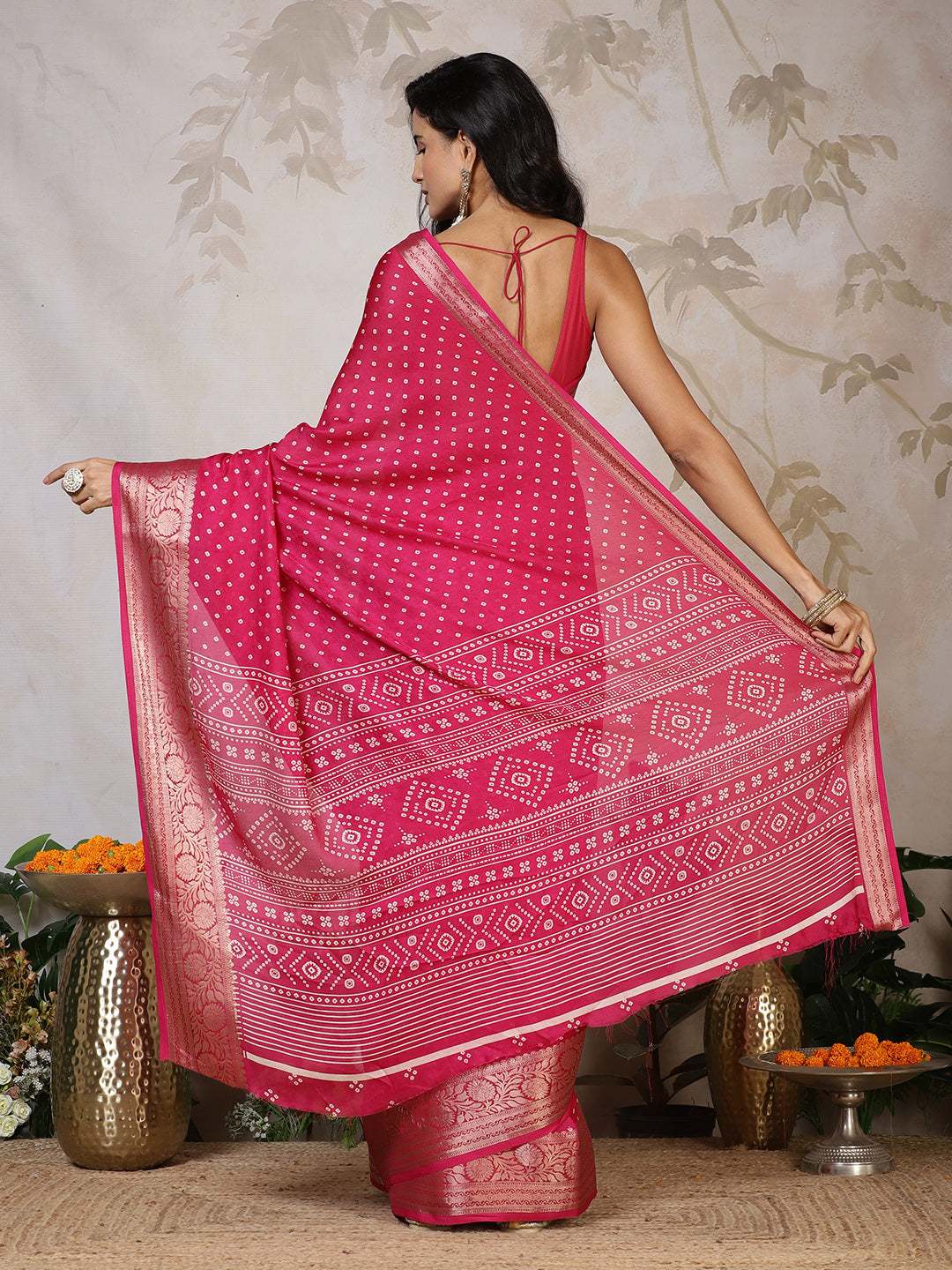 Digital Printed Georgette Saree