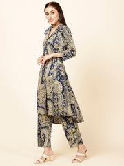 Printed Cotton Kurta Set