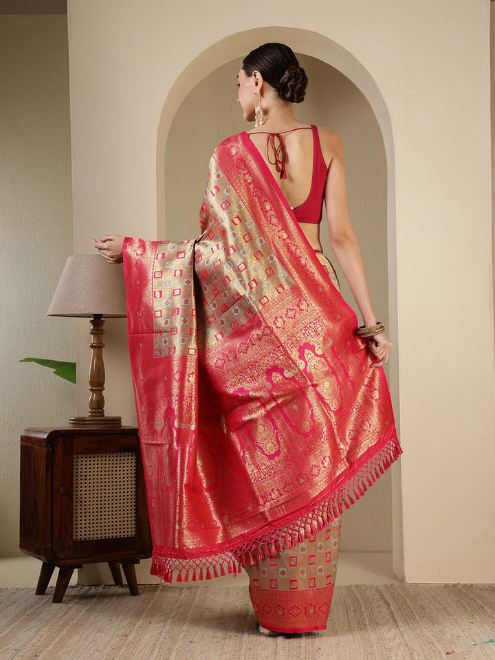 Woven Design Art Silk Saree
