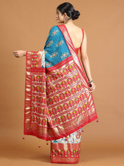 Patola Printed Art Silk Woven Saree