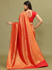 Zari Jaal Woven Handloom Saree