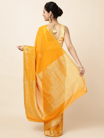 Stone Booti Woven Chiffon Saree