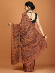 Digital Printed Crepe Woven Saree