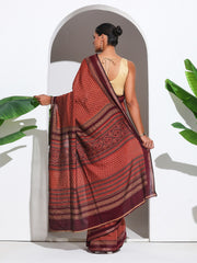 Digital Printed Art Silk Saree