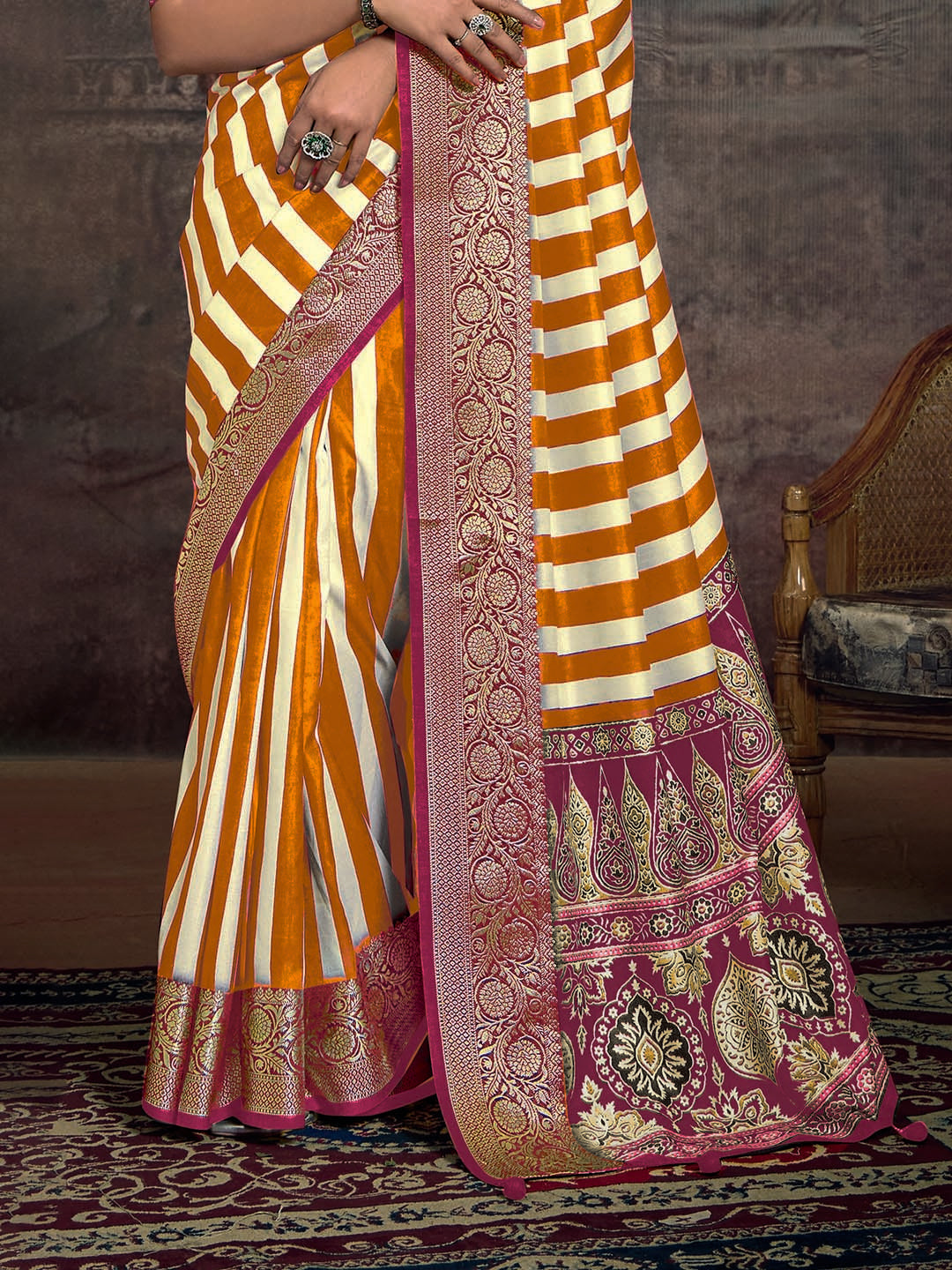 Printed Art Silk Saree