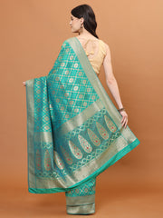 Stone Embroidery Banarasi Saree