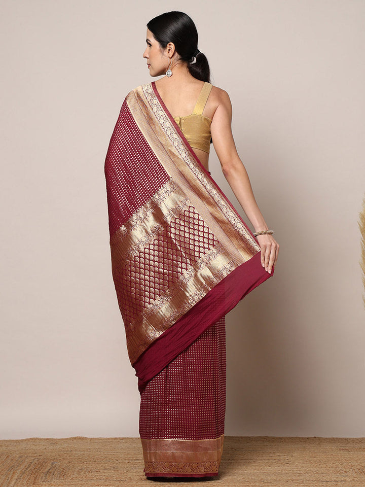 Printed Crepe Saree