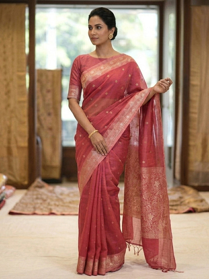 Zari Woven Art Silk Saree