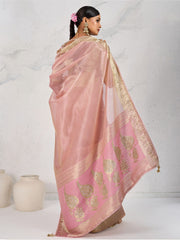 Woven Design Linen Saree