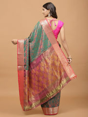 Resham Jaal Woven Handloom Saree