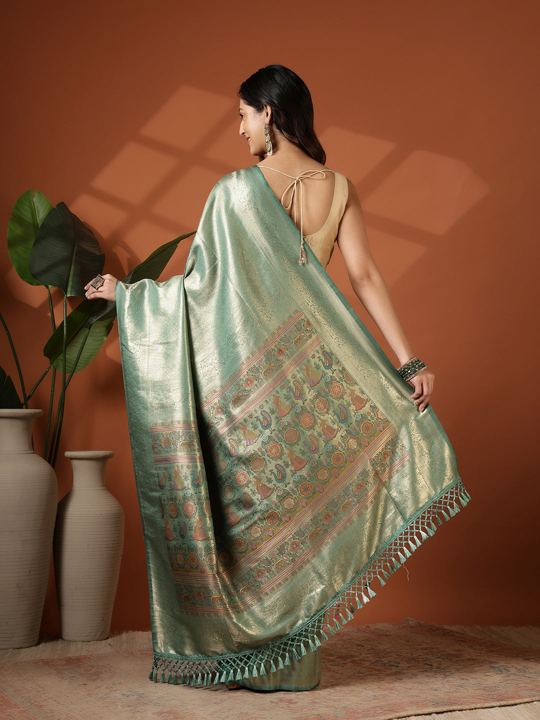 Woven Design Art Silk Saree