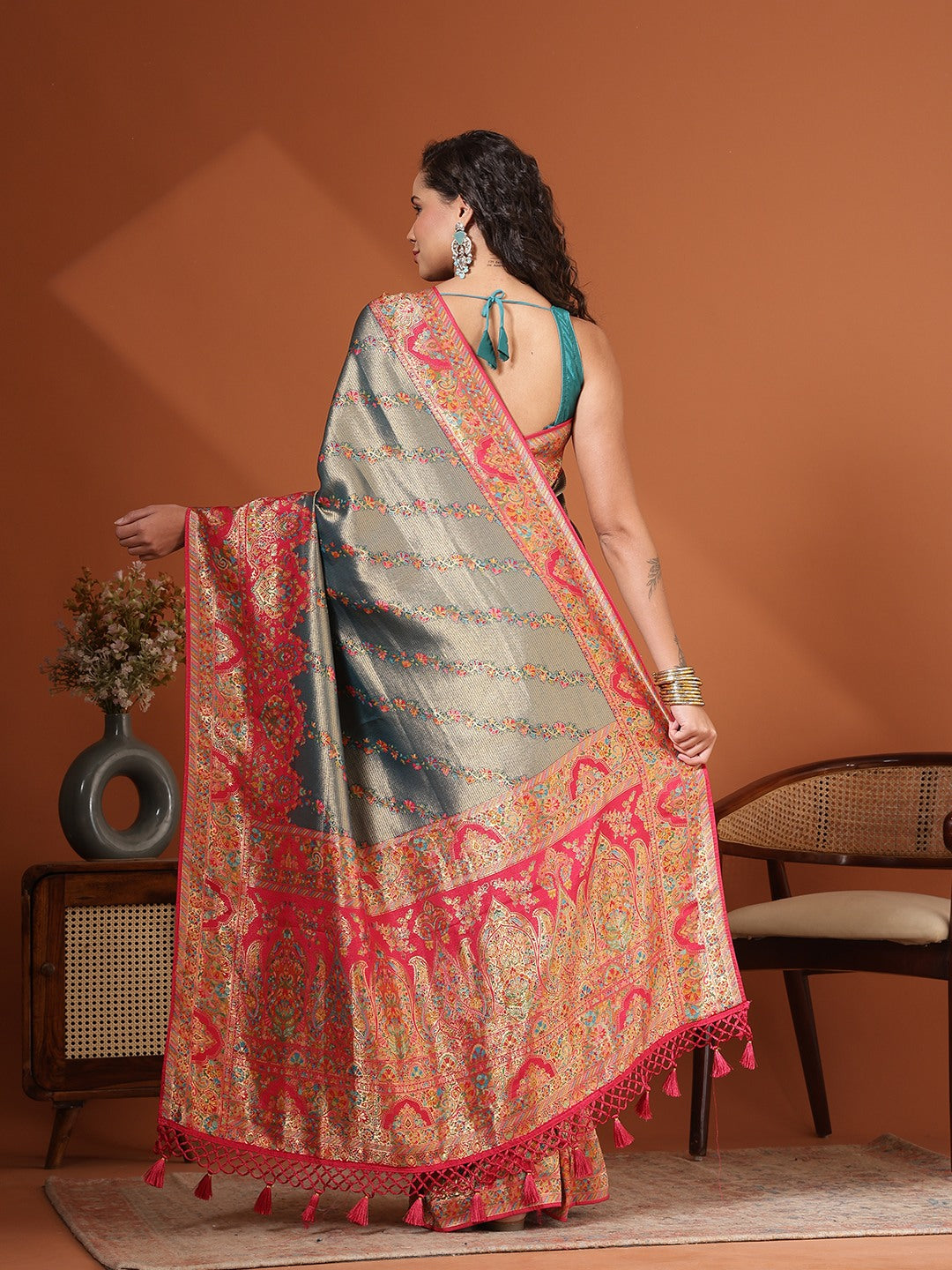 Woven Design Dola Silk Saree