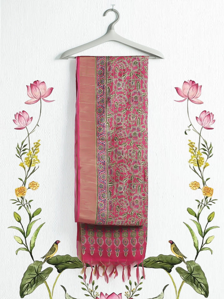 Printed Tussar Saree