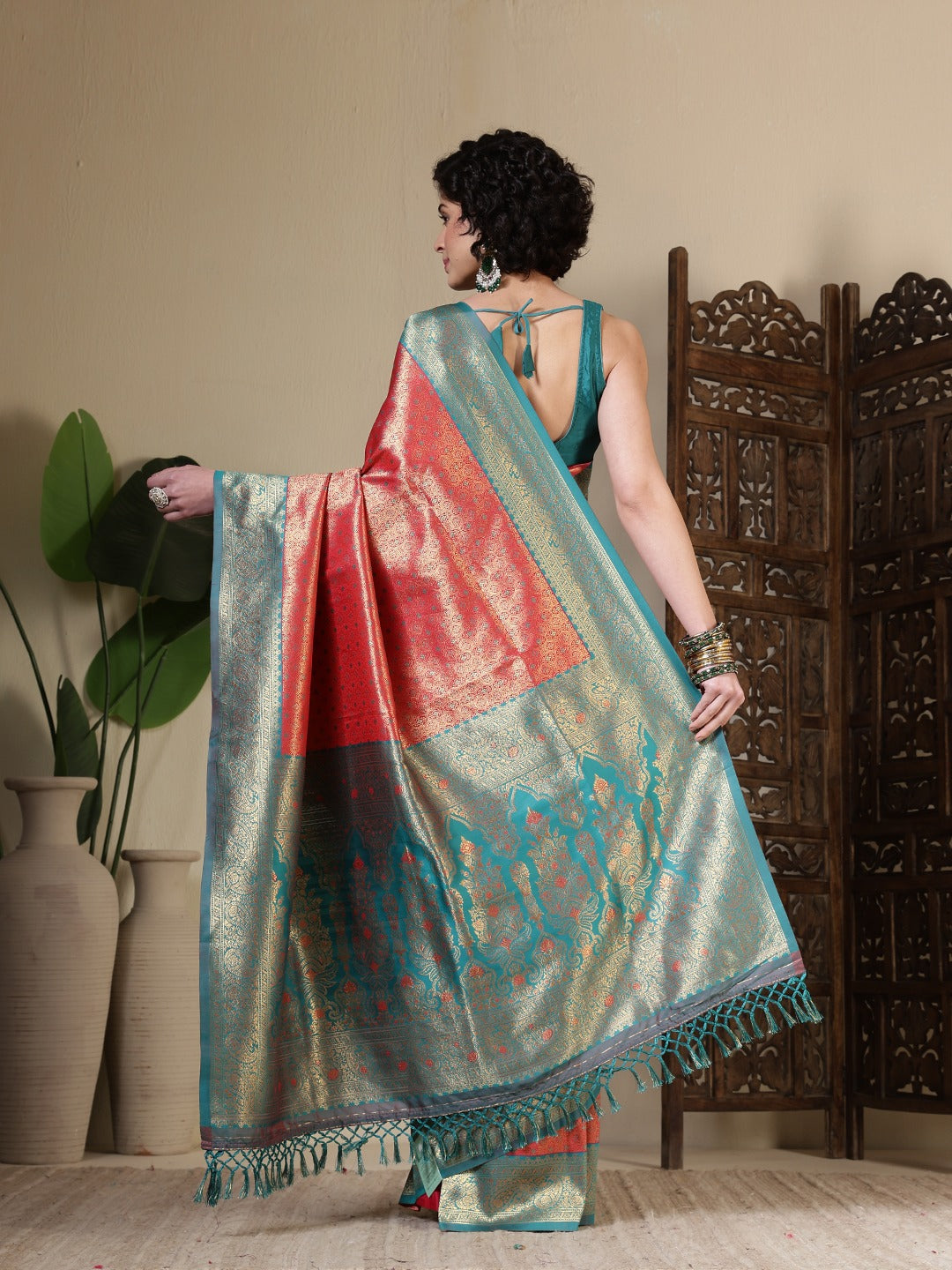 Woven Design Art Silk Saree