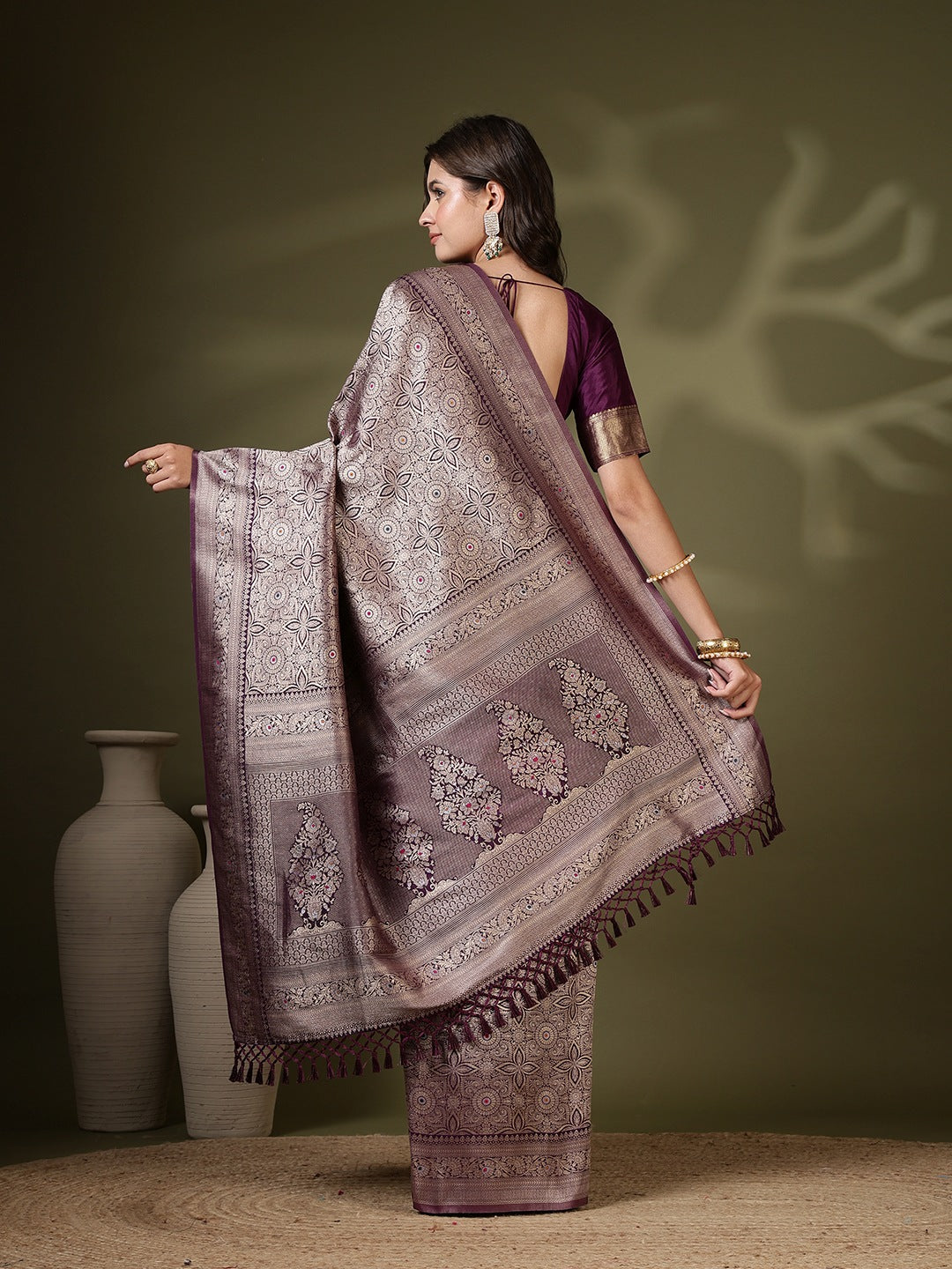 Woven Design Art Silk Saree