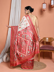 Digital Printed Art Silk Saree