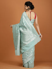 Khaddi Woven Art Silk Saree