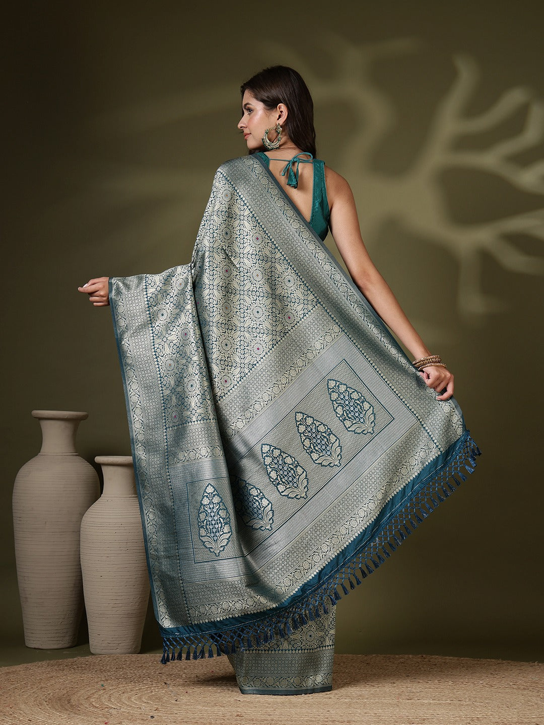 Woven Design Art Silk Saree