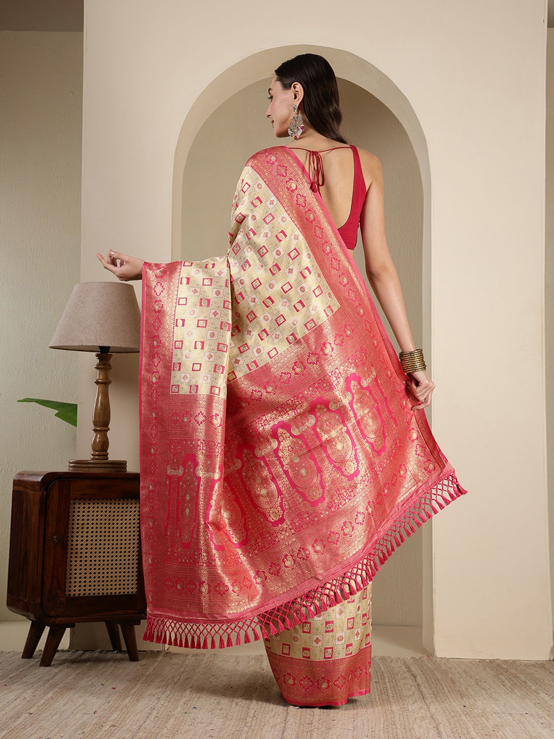 Woven Design Art Silk Saree