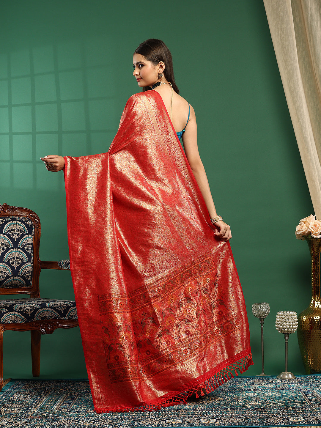 Woven Design Art Silk Saree