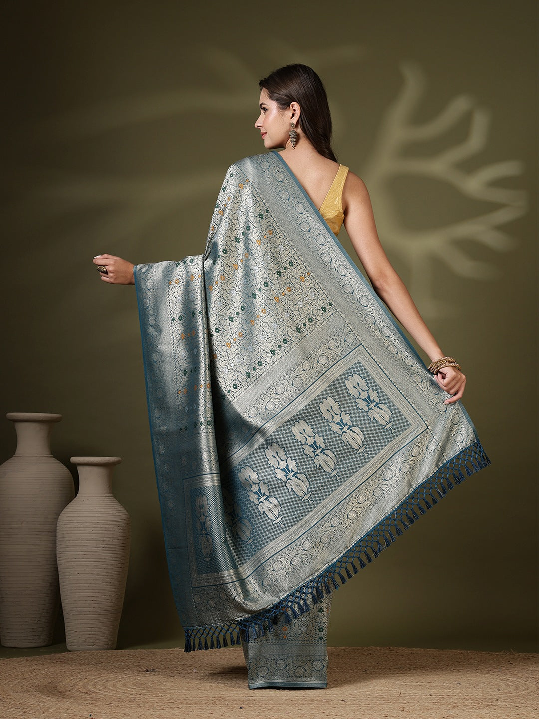 Woven Design Art Silk Saree