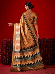 Digital Printed Art Silk Saree