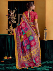 Printed Art Silk Saree