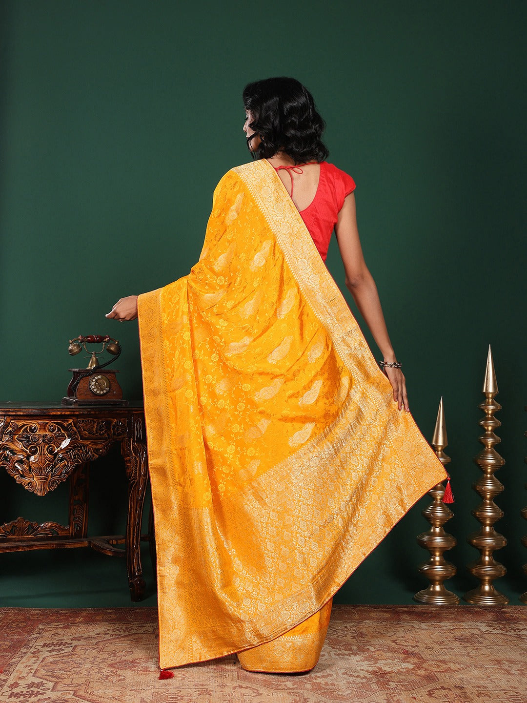 Woven Design Dola Silk Saree