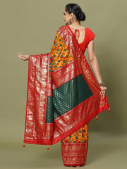 Patola Printed Art Silk Woven Saree