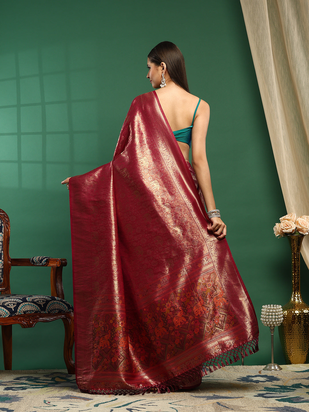 Woven Design Art Silk Saree