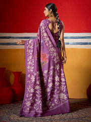 Digital Printed Art Silk Saree