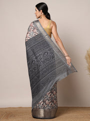 Printed Dola Silk Saree