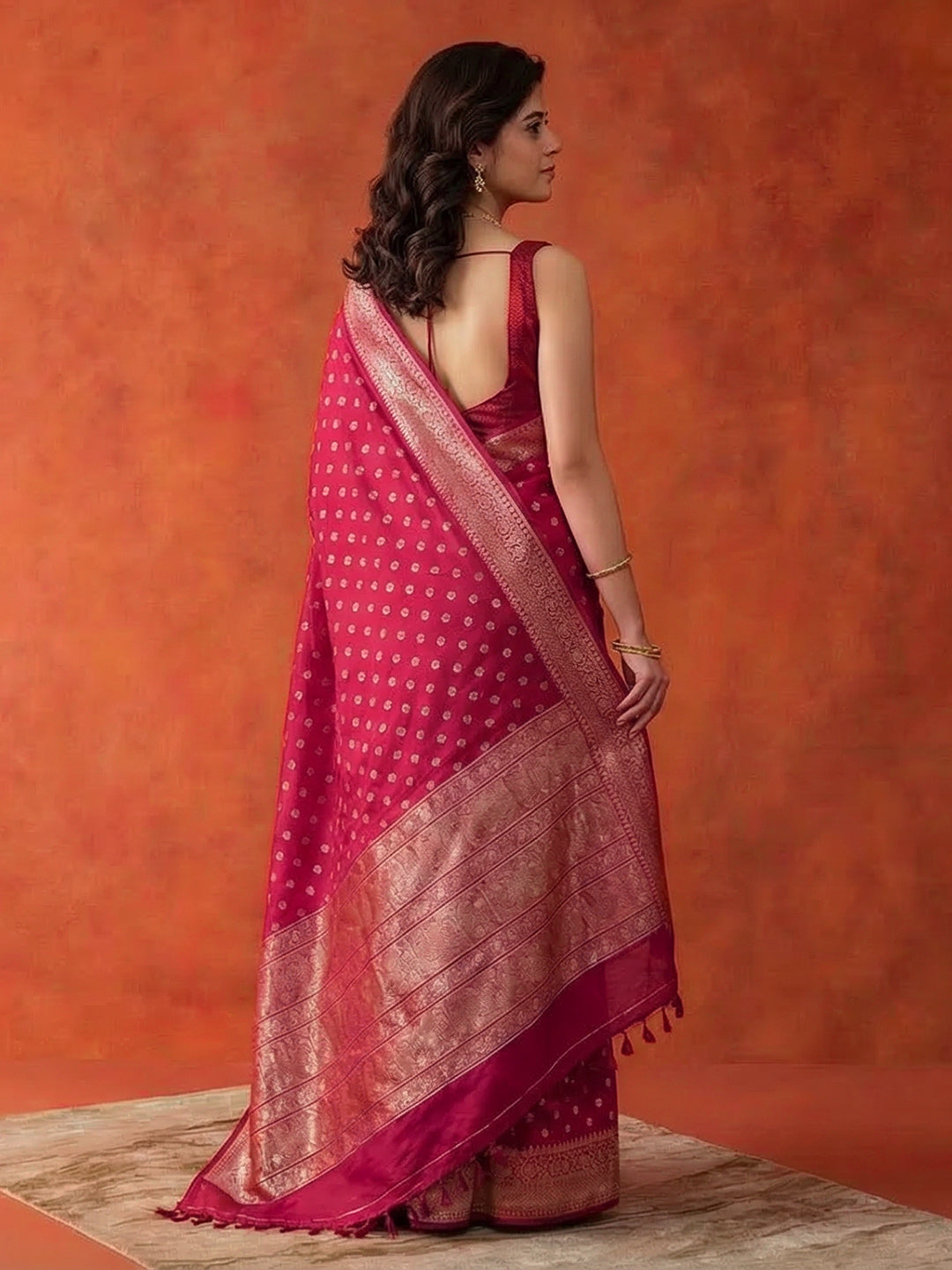 Embroidered Art Silk Saree